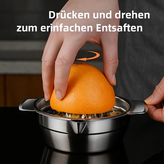 CitrusMaster – Edelstahl Saftpresse