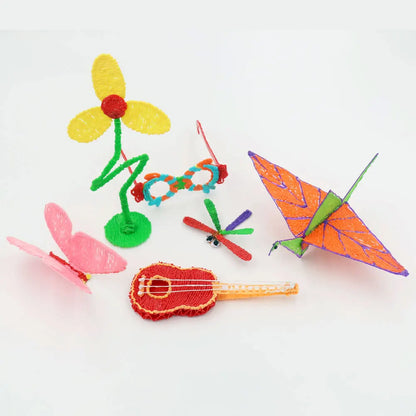 Kinder 3D Druck Stift Mit Led-anzeige Power Adapter 200M PLA Filament Box